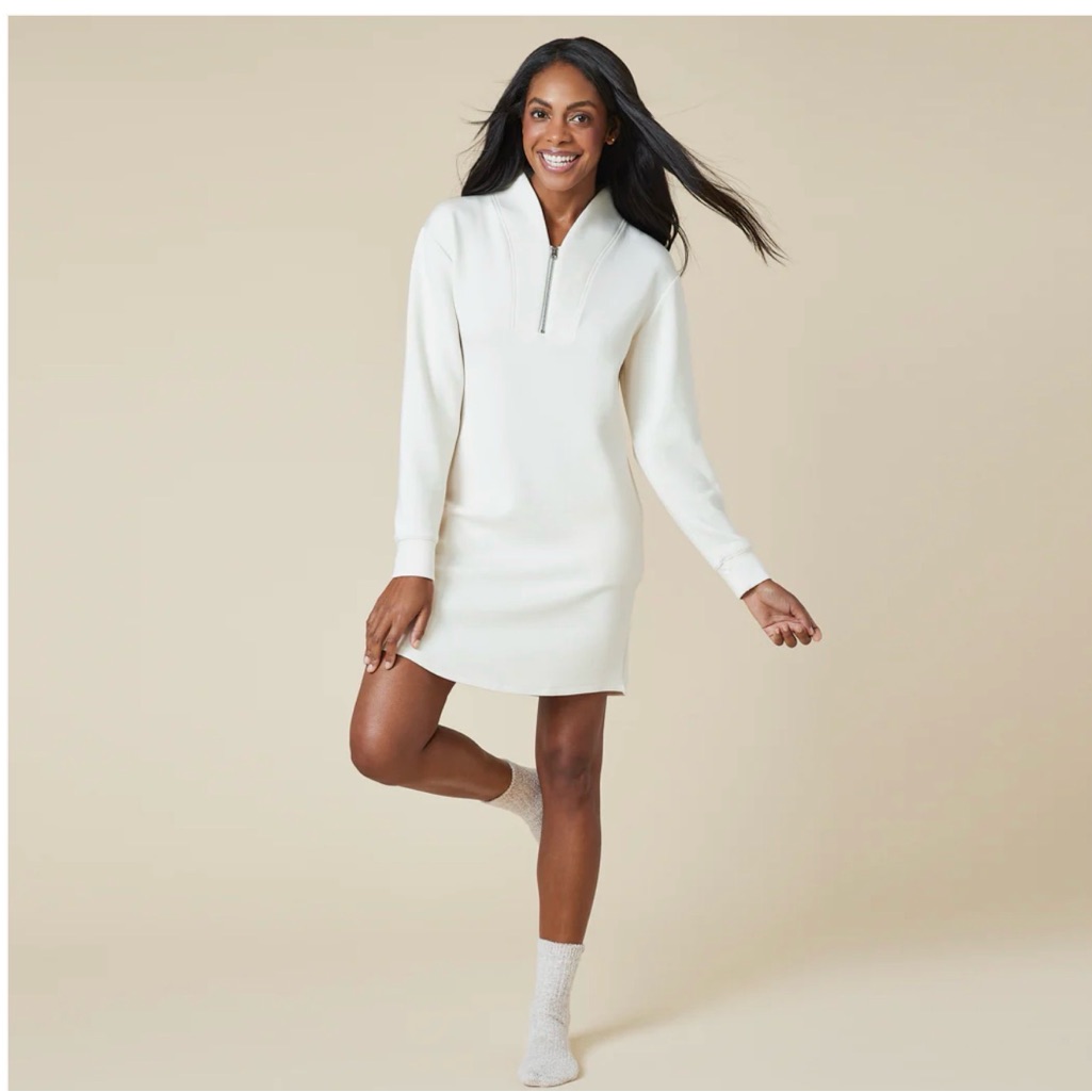 Softies Dreamtech 35" 1/4 Zip Tunic Lounger